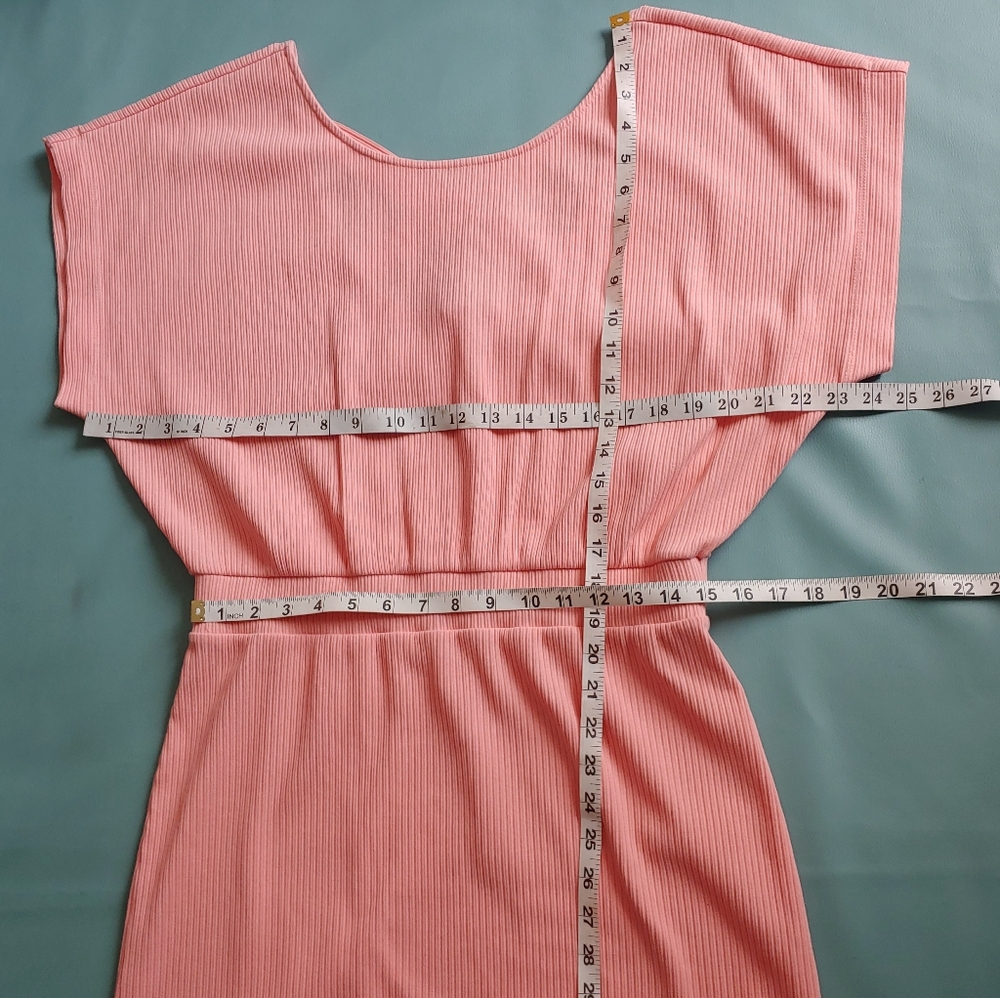 Anthropologie Daily Practice Pink Dolman Sleeve Midi Dress - Picture 7 of 10